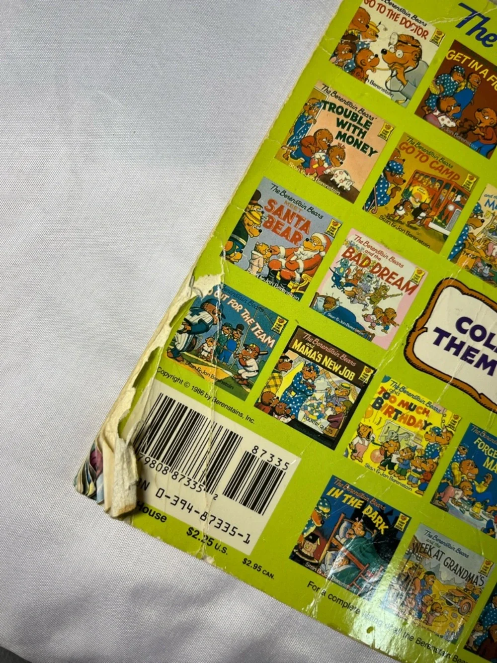 Vintage‎ Berenstain Bears Lot 5 First Time Books 1980s Kids Softcover